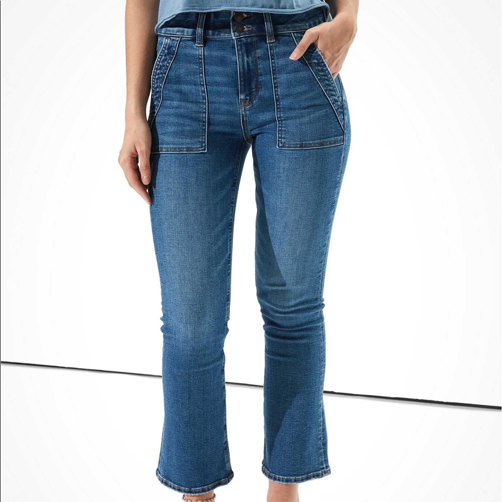 Final price ✨ American Eagle High Rise Skinny Kick Crop